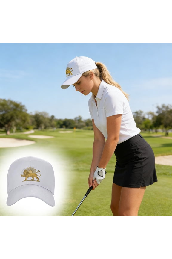 Iranian Flag Baseball Cap Vintage Adjustable Sun Hat for Men Women Outdoor Travel Sports