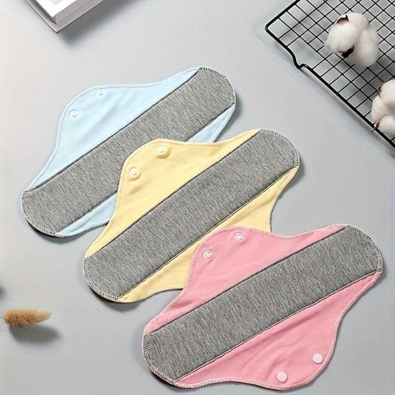 KUKIDSVO Reusable Waterproof Menstrual Pads, Soft Breathable Cloth Liners for Women