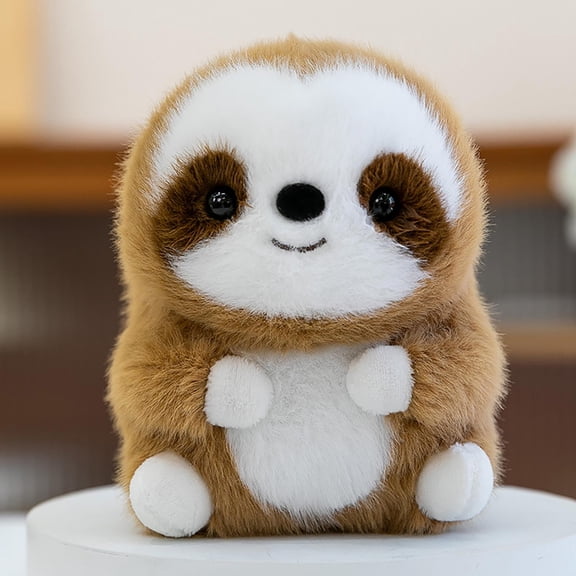 KUKIDSVO Sloth Plush Doll Soft Stuffed Animal Companion Toy for Kids Home Sofa Bedroom Table Decor