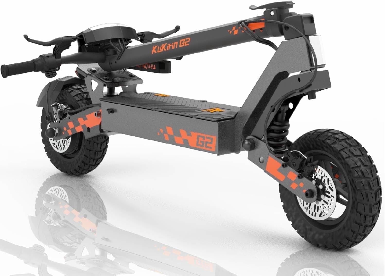 KUKIRIN G2 Electric Scooter for Adults | 720WH Power | 800W Motor | 48V 15Ah Battery, 10" Off-Road Tires, Advanced Foldable Commuting Electric Scooter with Dual Disk Brakes
