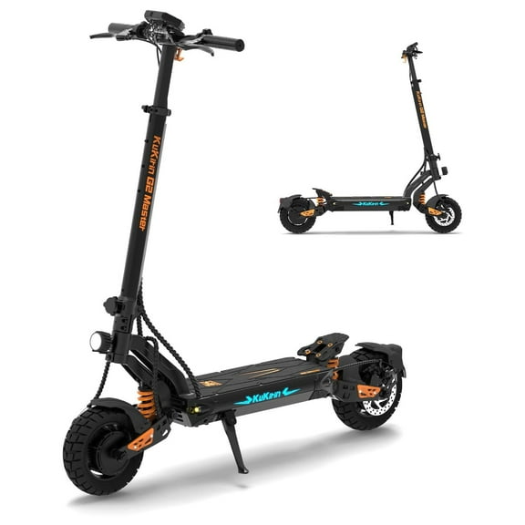 KUKIRIN G2 Master Adult Electric Scooter with Quadruple Shock Absorption, 2000W Motor, Max 37 MPH Speed & 43 Miles Range, 10'' Off Road Tires Dual Brakes All Aluminum Body Folding Commute E-Scooter