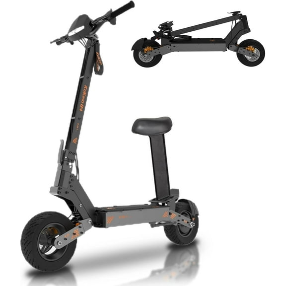 KUKIRIN G4 Electric Scooter | 1200WH Power | 2000W Motor, 2000W Electric Scooter with Seat, Max 43 Miles Range & 43 MPH Speed, 11" Off-Road Tires, Foldable Fast E Scooter with Dual Disk Brakes