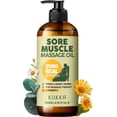 thumbnail image 1 of Kukka Sore Muscle Massage Oil with Eucalyptus & Roman Chamomile - 6.76 fl oz - Fast-Absorbing Relaxing Body & Face Oil for Spa & Yoga, 1 of 8