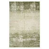 KUKOON Abstract Earthy Green Area Rug