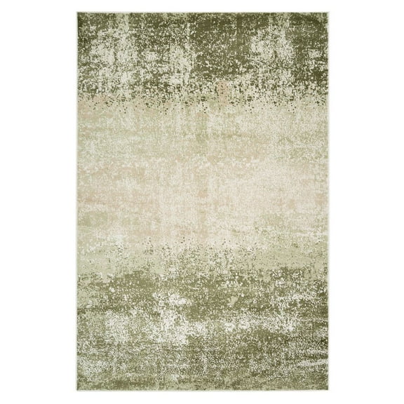 KUKOON Abstract Earthy Green Area Rug