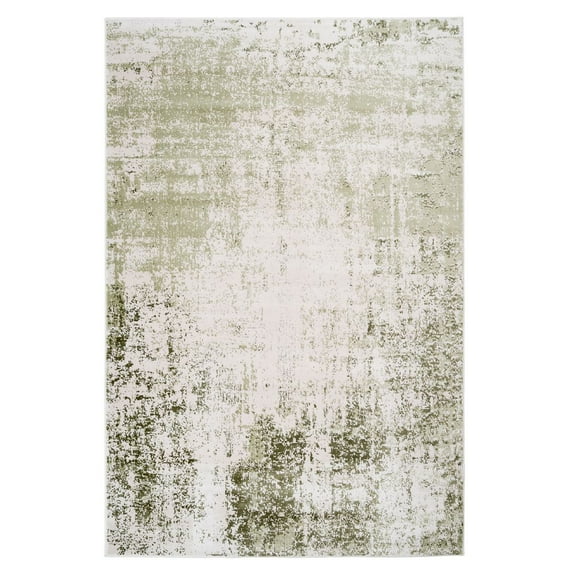 KUKOON Distressed Green Living Room Area Rug