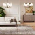 thumbnail image 1 of KUKOON Greige Abstract Living Area Rug, 1 of 5