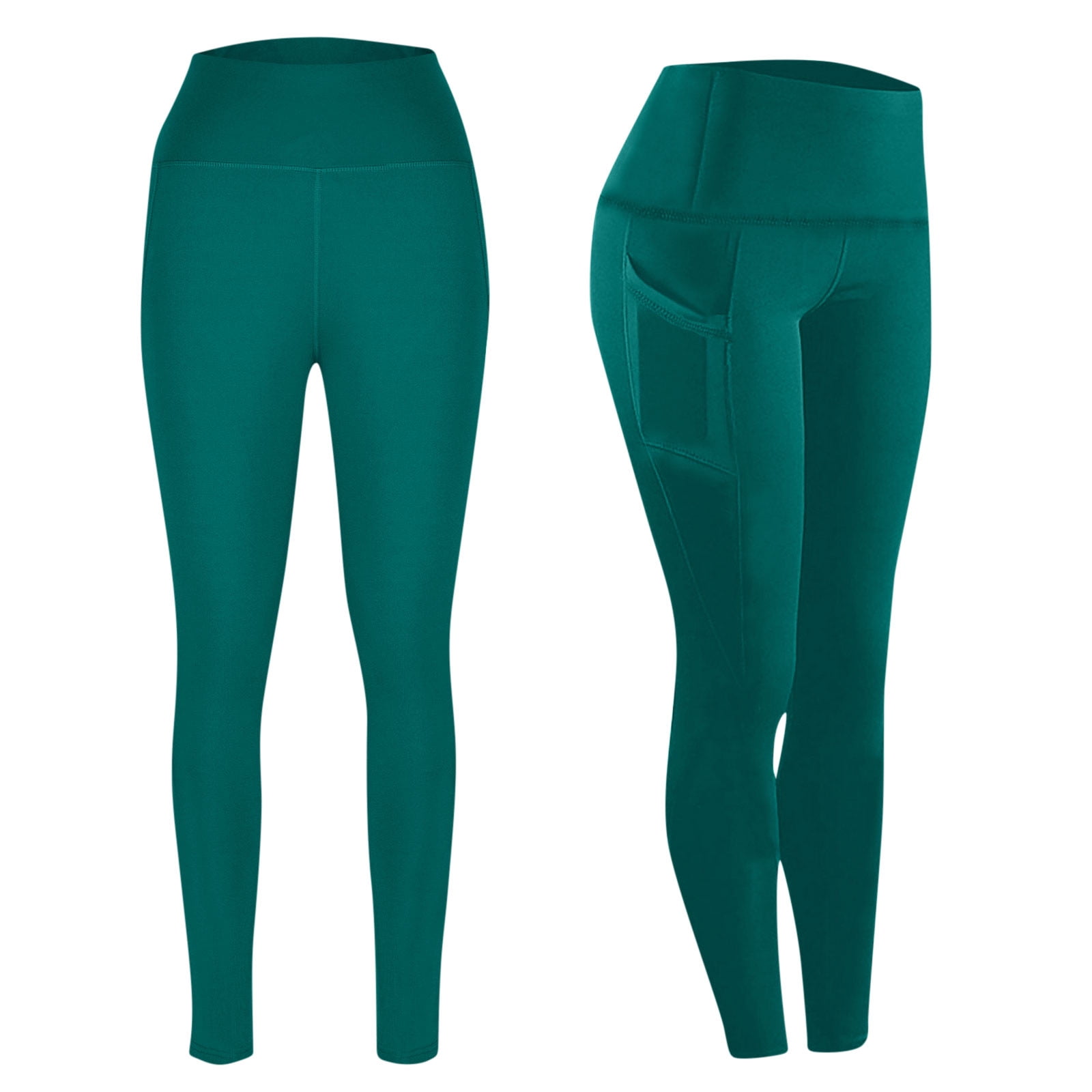 YeuG 7-Pack High Waisted Leggings For Women – Tummy Control, Soft Workout Yoga Pants (Multiple Colors & Sizes)