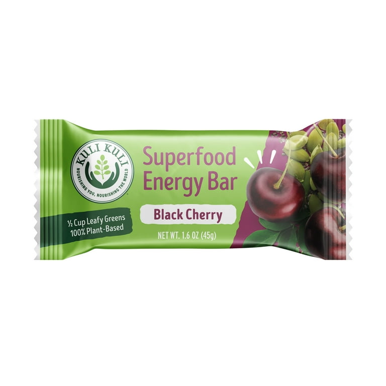 KULI KULI MO: Moringa Superfood Bar Black Cherry 1.6 Oz - Walmart.com