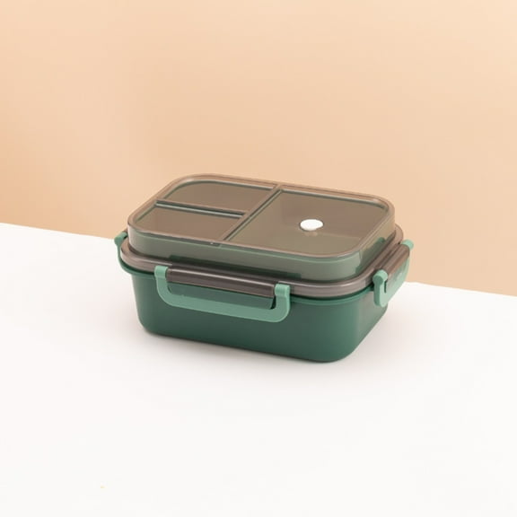 KULOKHUI Lunch Box Heated Lunch Box Lunch Box For s Box For s Adult Box Lunch Box For Car & Home Double Lunch Box Sealed Compartment Box Can Be MicrowaveGreenOne Size