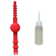 KULOKHUI Portable Travel Bottle Hand Sanitizer Dispensing Portable Bracelet Wristband Hand Dispenser 10ML