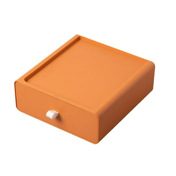 KULOKHUI Storage Containers Desktop Storage Box Organizer Drawer Stackable Large Capacity Sundry Container Jewelry Case Cosmetic Makeups Dressing Home Desktop OrganizationDOne Size