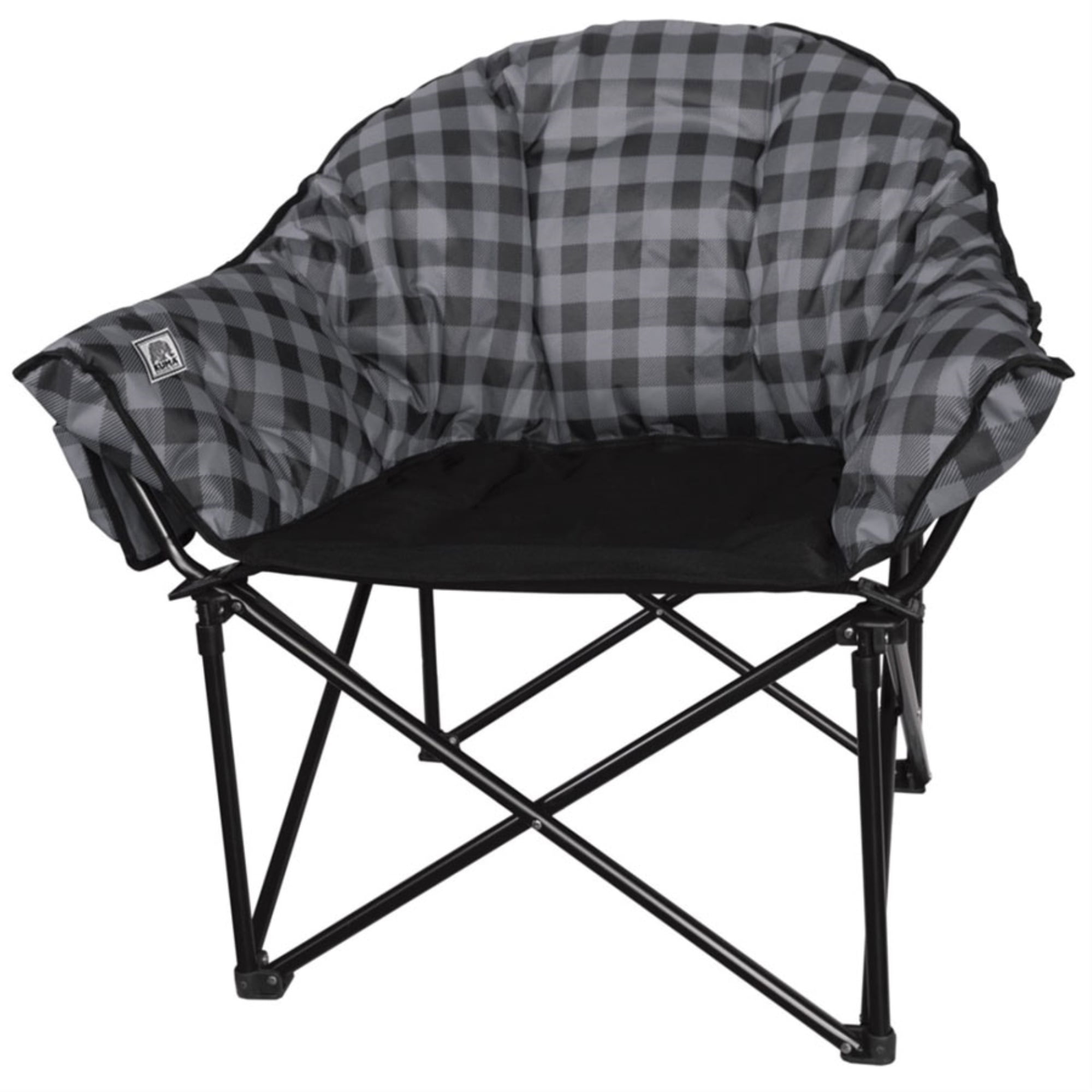 Kuma Outdoor Gear Relaxing Big Lazy Bear Camping Chair Grey/Black