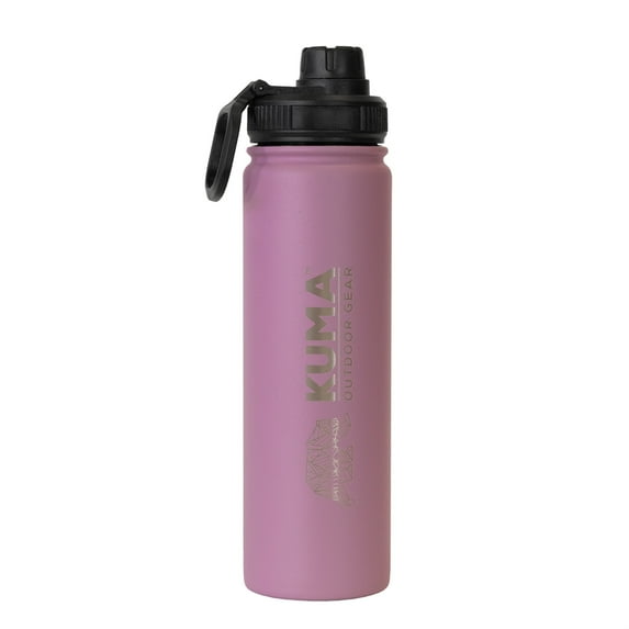 KUMA Outdoor Gear 225-KM-BB-ML Bomber Bottle – 22 oz., Mulberry, Vacuum Sealed