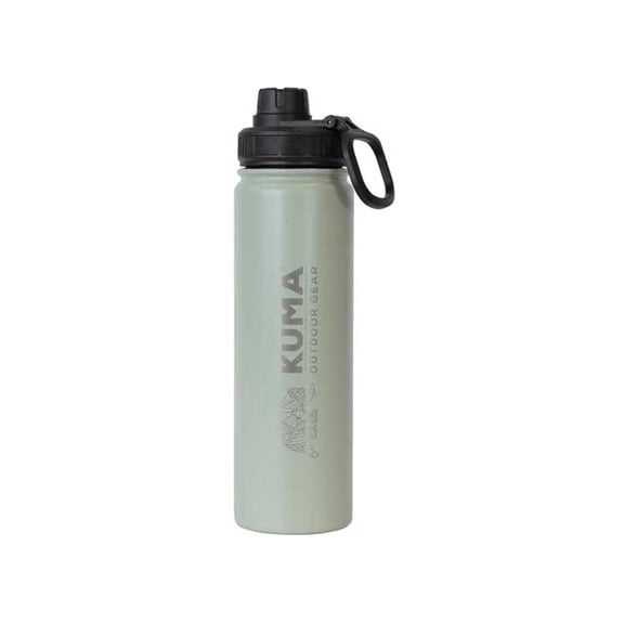 KUMA Outdoor Gear 225-KM-BB-SG Bomber Bottle 22 oz., Sage, Vacuum Sealed