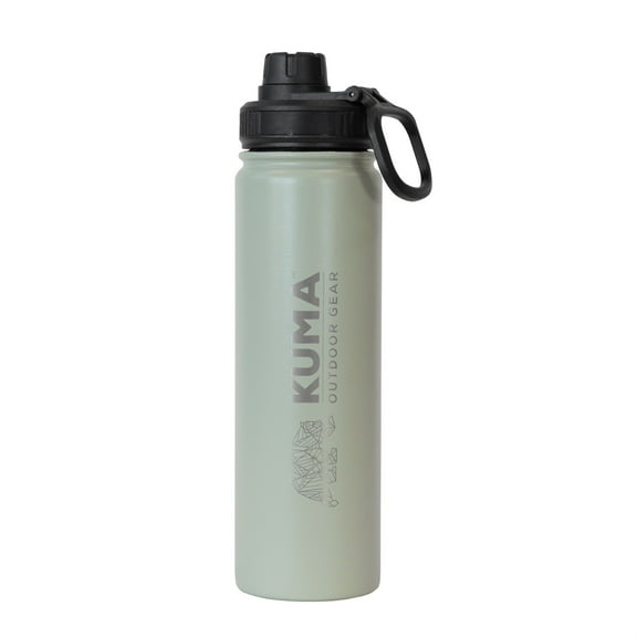 KUMA Outdoor Gear 225-KM-BB-SG Bomber Bottle 22 oz., Sage, Vacuum Sealed