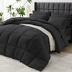 HIG 8 PCS Modern Comforter Set with Sheets All Season Bed in a Bag ...