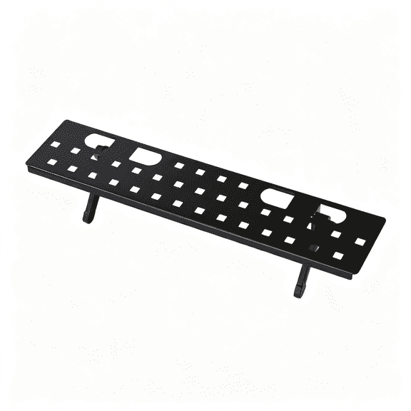 KUMEE 17.7In Tv/Pc Top Shelf Mount for Routers, Cable Boxes and Remote | Adjustable Monitor Top Shelf Wide Platform Screen Storage Bracket, Tv Mounted Shelf for Games Consoles - 17.7 X 3.9 Inches