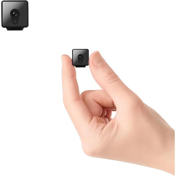 KUMEE 4K Mini Tiny Camera Wireless Security Indoor Home Hd Wifi Small Cameras Nanny Cam Portable Cams for Pet Office,Motion Detection Night Vision,App Control&Sd Storage,Can No Need Wifi Cams