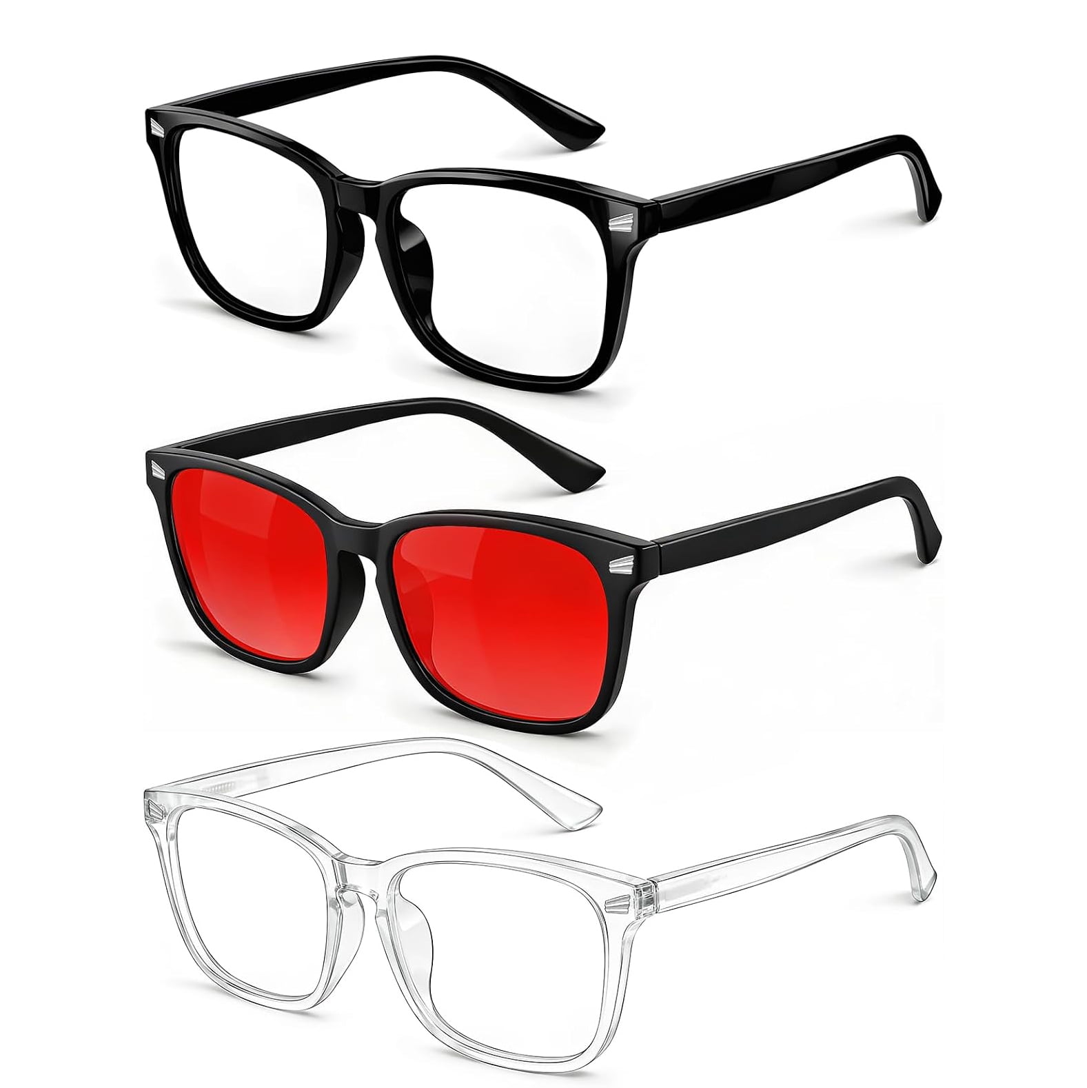 Spectacles For Protection Computer KUMEE Blue Light Glasses for Kids Boys Girls Teens,Square Frame Uv ...