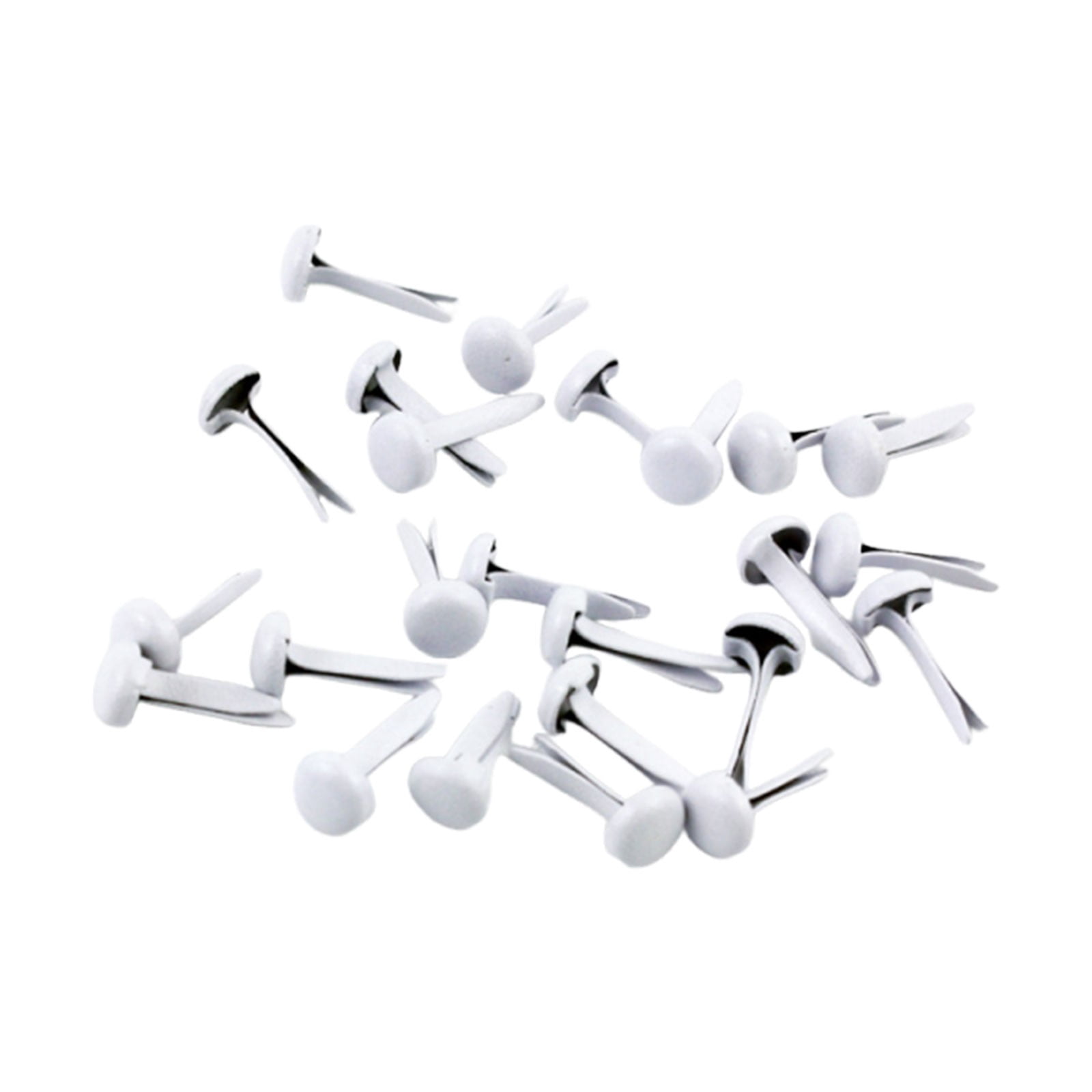 KUMHONW 100PCS Brads Paper Fasteners,Round Fasteners Brads Mini Metal ...