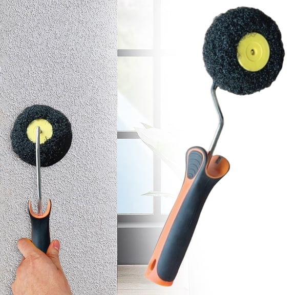 KUMHONW Drywall Corner Compound Roller,Drywall Corner Paint Roller Tool Professional Corner Edger Paint Roller Tool Drywall Texture Roller for Home Office Wall Painting Decoration,Corner Wall Painter