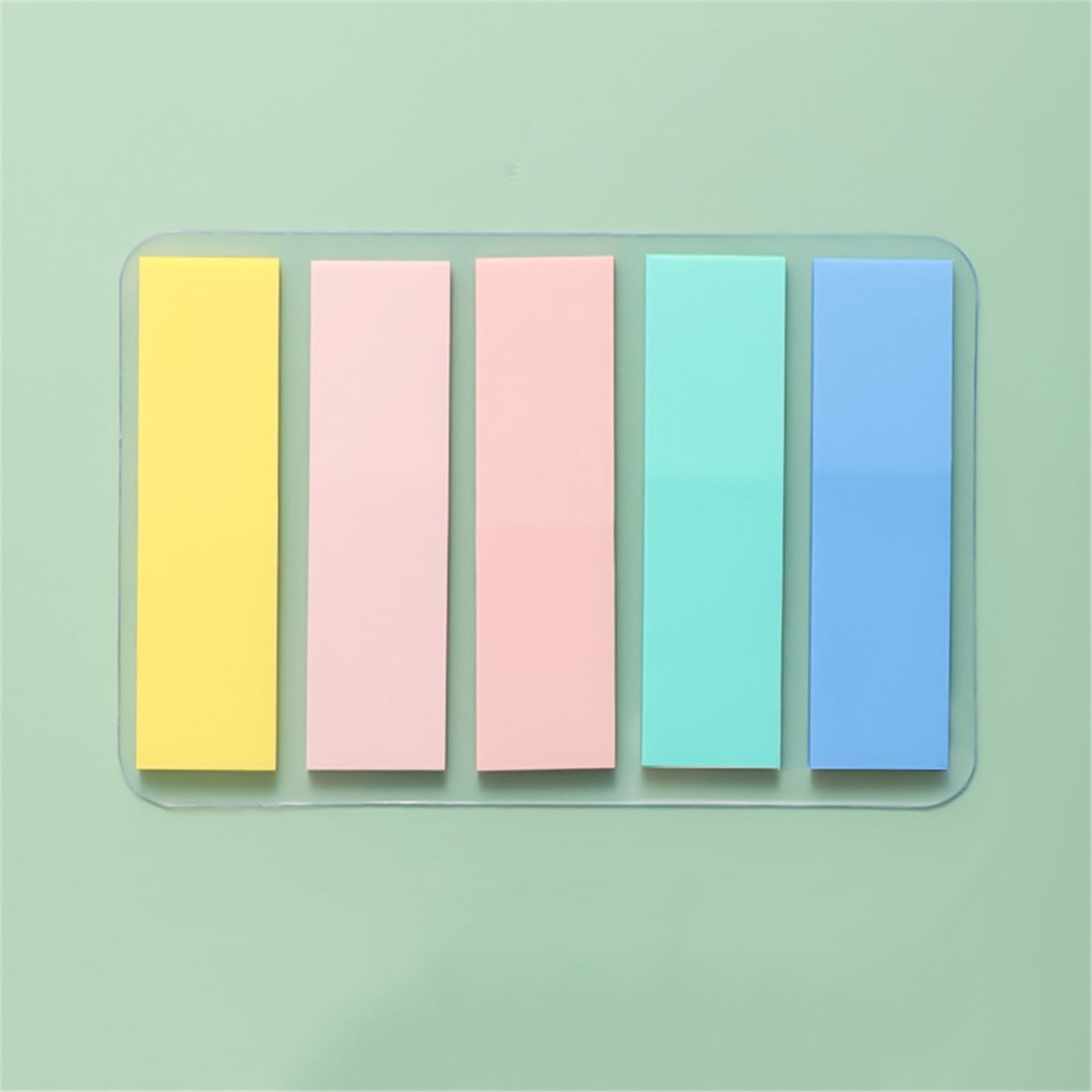 YAZHPA Pure Color Mark Message Index Sticker Students Can Paste ...