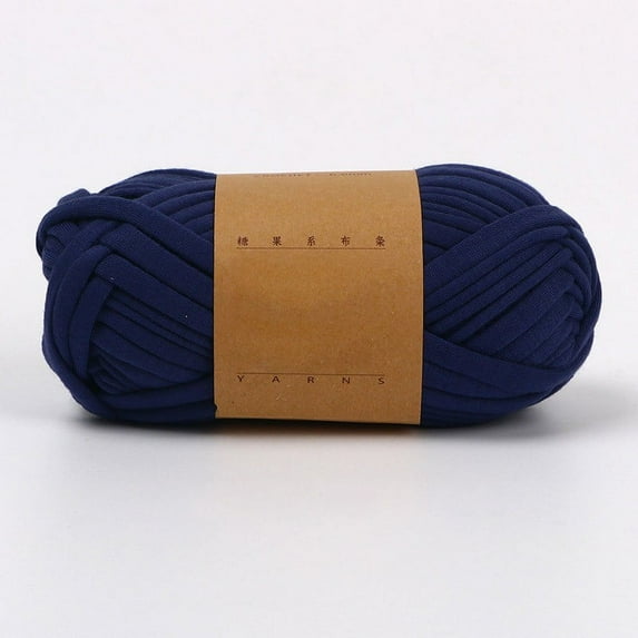 KUMHONW The Cloth Line Yarn Crochet Knitting Yarn For Beginners With Easy To See Stitches Worsted Medium Cotton Nylon Blend DIY Knitting DIY