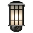thumbnail image 1 of Kuna Smart Camera Porch Light, Craftsman Style Flood & Security Light, Black, 1 of 3