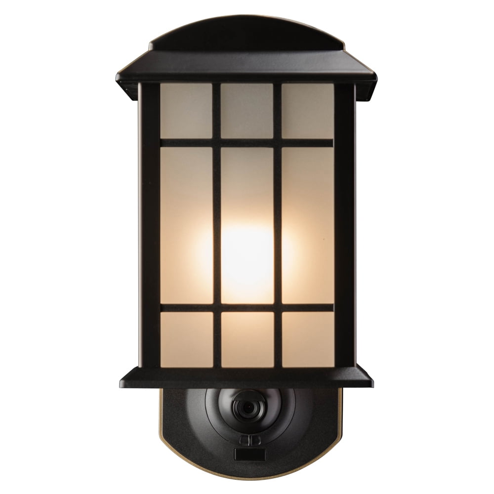 KUNA Camera Porch Light Craftsman Style Bronze Walmart