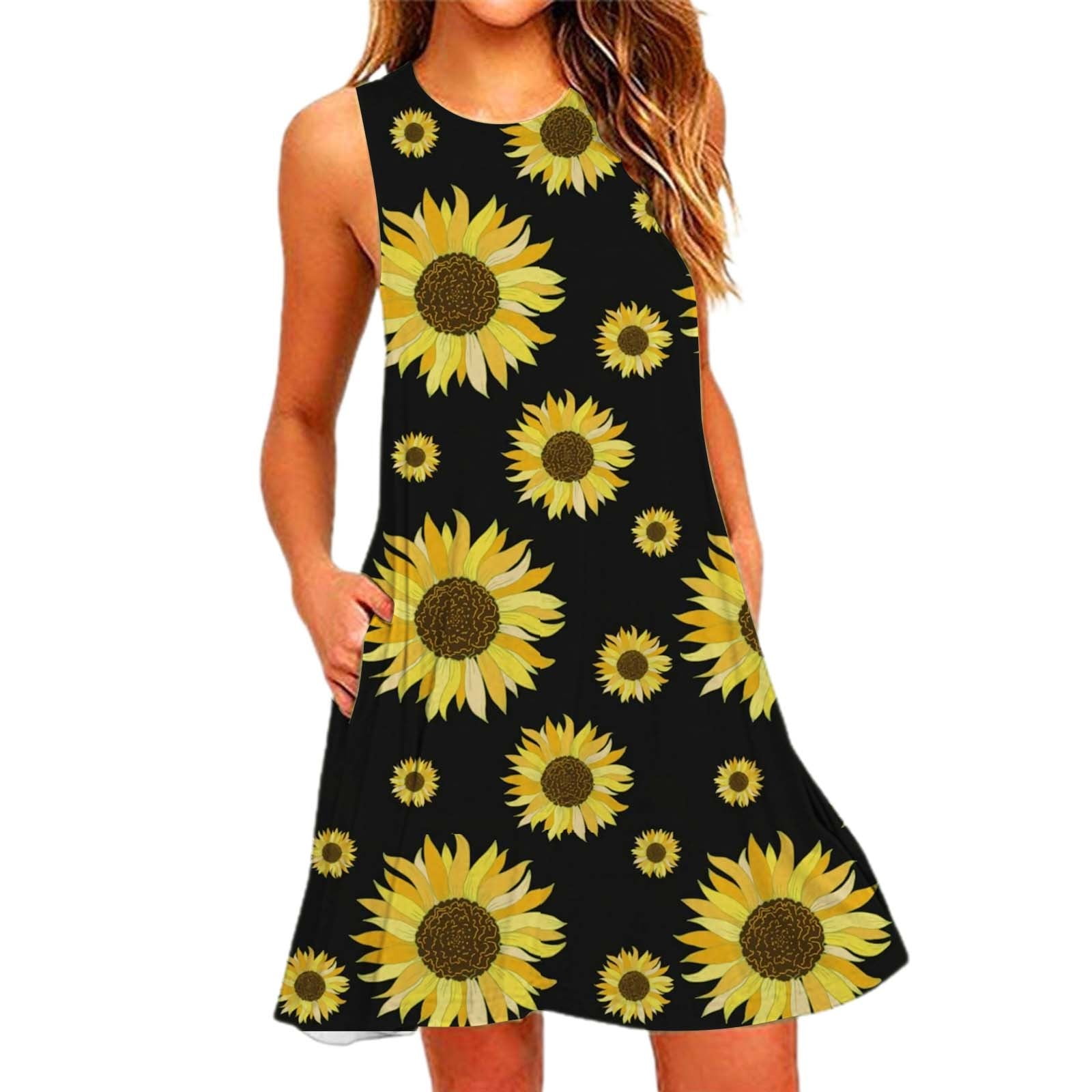 KUNAIK Chiffon Dresses for Women Floral Maxi Dress Polka Dot Printing ...