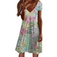 KUNAIK Spring Dress Clearance Easter Dress For Girls Sundresses Prom
