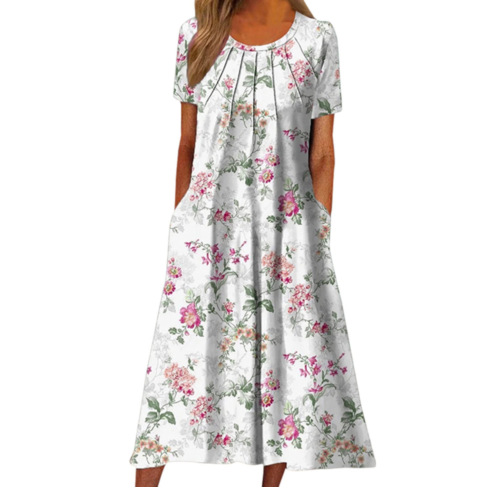 KUNAIK Sun Dress Clearance Boho Dress White Dresses Yellow Dress