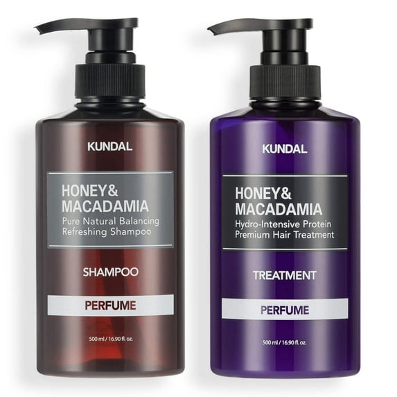 Kundal Natural Hair Shampoo and Conditioner Set with Baby Powder Scent