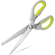 KUNIFU 9.65 Inch All Purpose Scissors, Heavy Duty Kitchen Gadgets, Cooking Cutter For Chicken, Meat, Poultry, Fish, Barbecue, Vegetables, Seafood, Dishwasher Safe