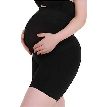 KUNINDOME Plus Size Maternity Shapewear, Prevent Thigh Chaffing, Belly and Back Support, Black, 3X-Large