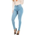 thumbnail image 1 of KUNMI Womens Curvy High Waist Stretch Butt Lifting Skinny Colombian Jeans, 1 of 11