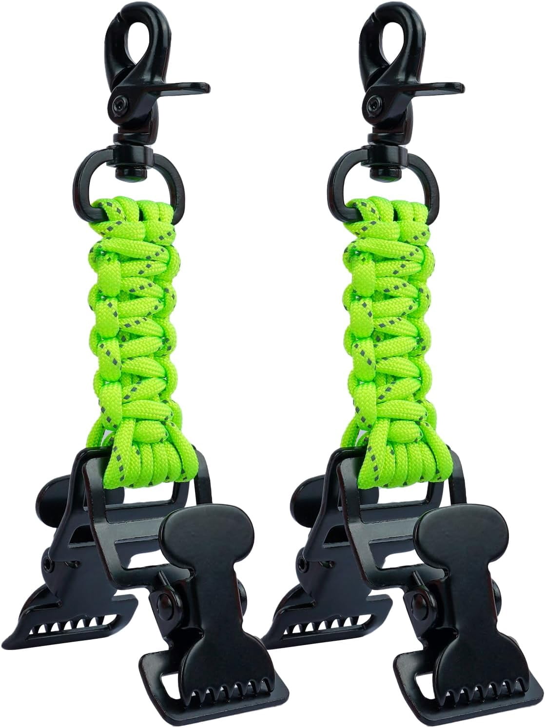 KUNN Double End Tactical Glove Clips Work Glove Holders Hardhat Holder ...