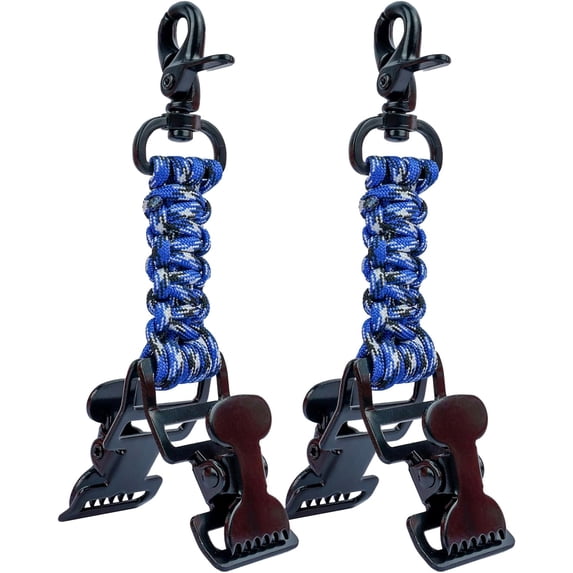 KUNN Double End Tactical Glove Clips Work Glove Holders Hardhat Holder for Heavy Duty Belt,Outdoor Backpack