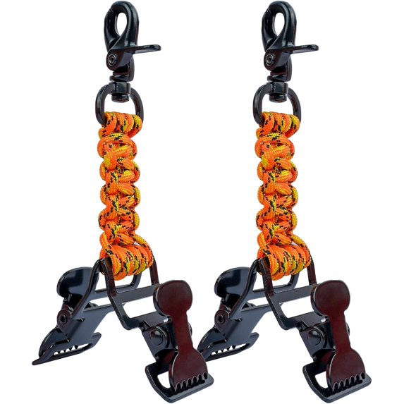 KUNN Double End Tactical Glove Clips Work Glove Holders Hardhat Holder for Heavy Duty Belt,Outdoor Backpack