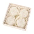thumbnail image 1 of KUNPENG 4 Pack Scented Rose Flower Gifts Candles for Women, Candles for spa, Yoga, Meditation, Dinner, Valentine's Day Decorations, 1 of 2