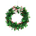thumbnail image 1 of KUNPENG Artificial Christmas Wreath for Outdoor 17.79" All-Season Xmas Wreath for Front Door Holiday Home Decor, 1 of 7