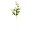 thumbnail image 1 of KUNPENG Artificial Mini Rose Stem, Single Branch with 5-8 Faux Silk Flower Heads, Fake Spray Roses Bouquet for DIY Wedding Centerpiece Home Dining Vase Floral Arrangement (Sold as 1 Stem), 1 of 5