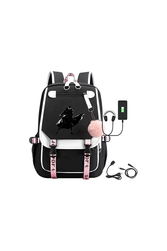 Bo'ys Noir Spidey Style Backpack Teen Large Capacity Dark Superhero Theme Elementary School Bookbag Lightweight Water Resistant School Bag Casual Daypack for Teens Back to School Gift