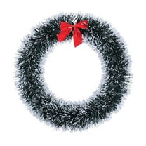 KUNPENG Christmas Wreath for Condo 10" Xmas Wreath for Front Door Outdoor Indoor Holiday Home Decorations