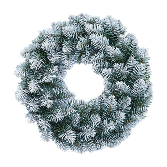 KUNPENG Christmas Wreath for Celebration 19.69" Xmas Wreath for Front Door Outdoor Indoor Holiday Festivity Decor