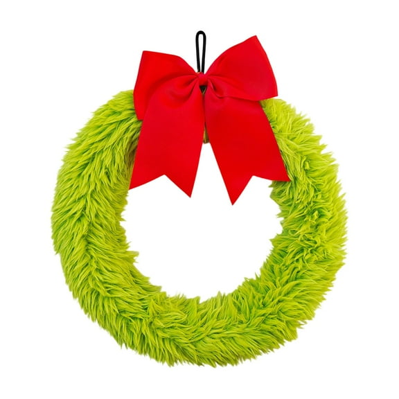 KUNPENG Christmas Wreath for Store 15.75" Xmas Wreath for Front Door Outdoor Indoor Retail Holiday Decorations