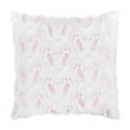 thumbnail image 1 of KUNPENG Easter 3D Bunny Embroidery Pillow Cover 18x18, Textured Floral Rabbit Throw Pillow Case, Modern Farmhouse Spring Accent Cushion Cover for Sofa, Chair & Bed (No Insert), 1 of 5