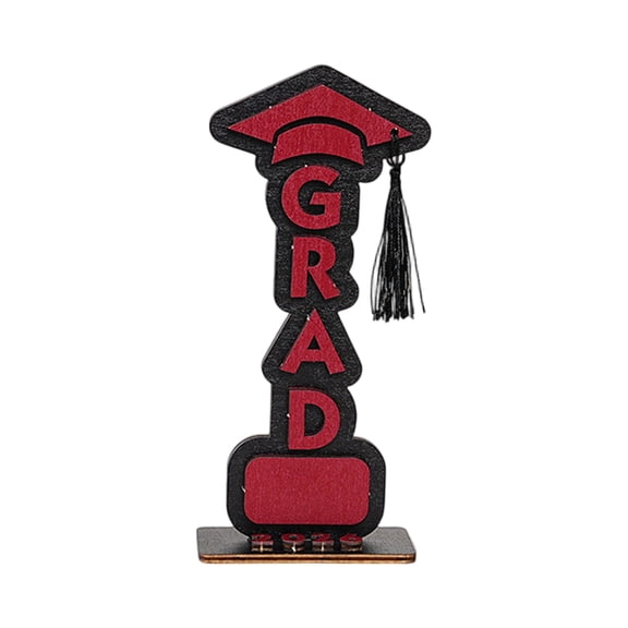 KUNPENG Graduation Decorations 2026, Class of 2026 Decorations, 3.9" x 8.8" 3D Wooden Graduation Sign, Graduation Gifts for Her Him, Graduation Plaque Tabletop Decor for 2026 Grad Party