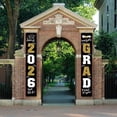 thumbnail image 1 of KUNPENG Graduation Decorations 2026, Class of 2026 Graduation Banner, Graduation Party Supplies, Graduation Porch Sign, 70.9 x 11.8 Inch, 2026 Grad Printed Decor, 5 Pcs, 1 of 6